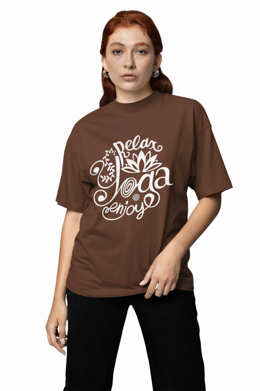 Lotus Energy Oversized T-Shirt for Bold Streetwear Style