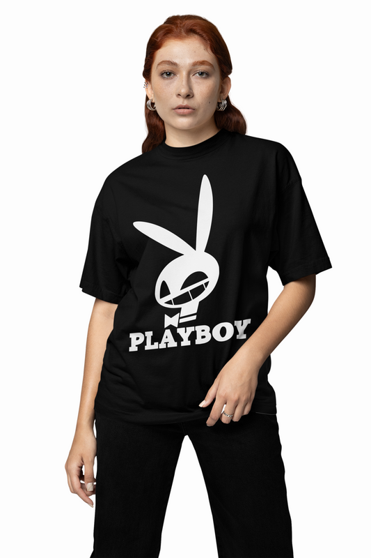Playboy Retro Style Oversized T-Shirt – Relaxed Fit Streetwear
