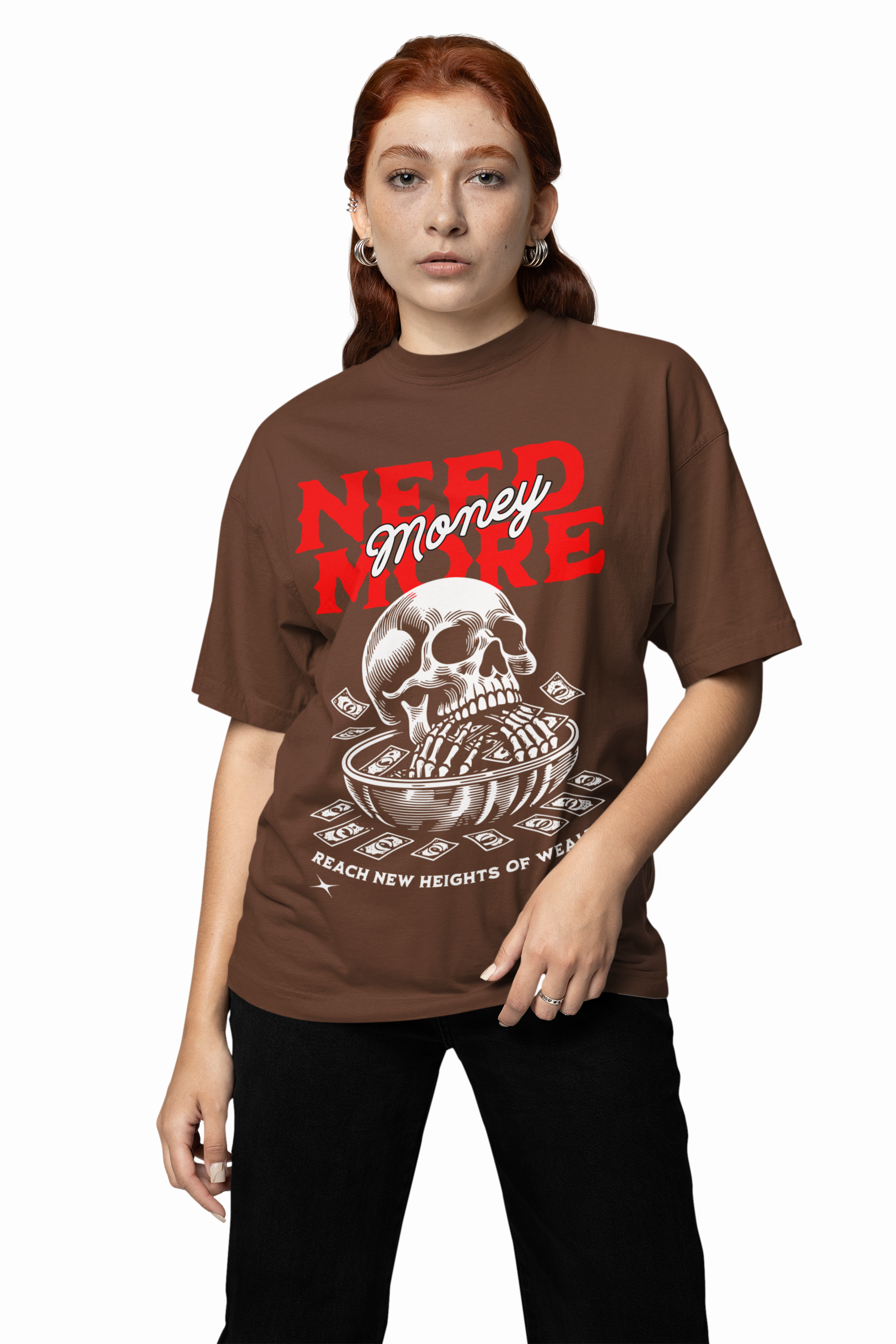 Need Money Oversized T-Shirt