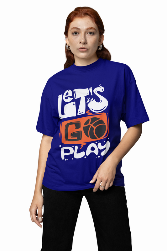 Let's Go Play Oversized T-Shirt