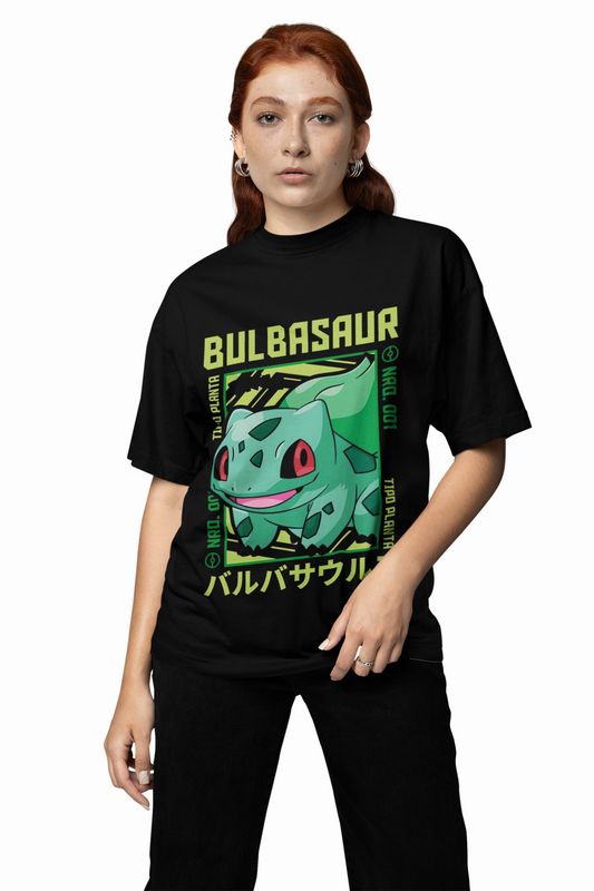 Bulbasaur Oversized T-Shirts – Cool Grass Pokemon Streetwear