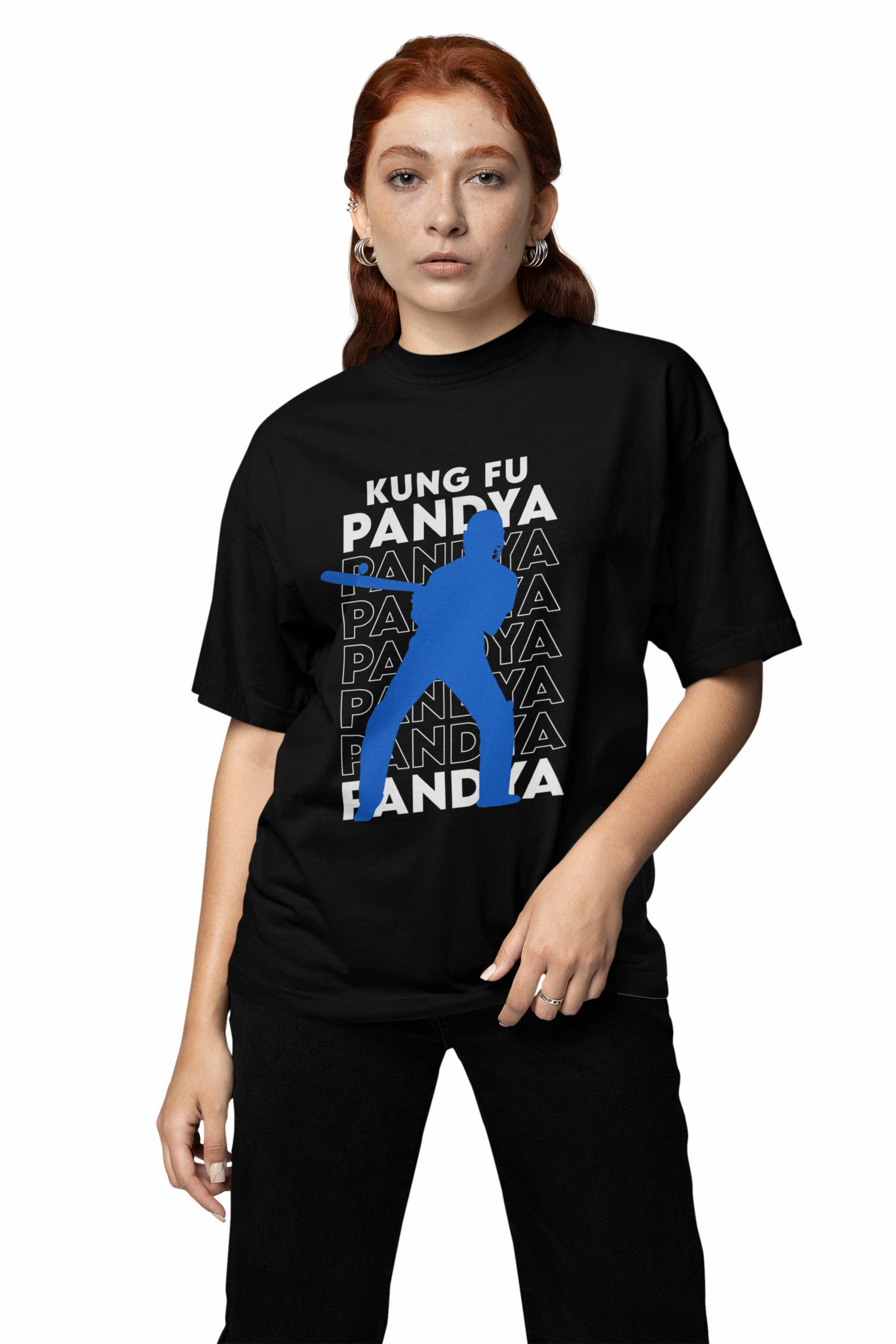 Kung Ku Hardik Oversized T-Shirts