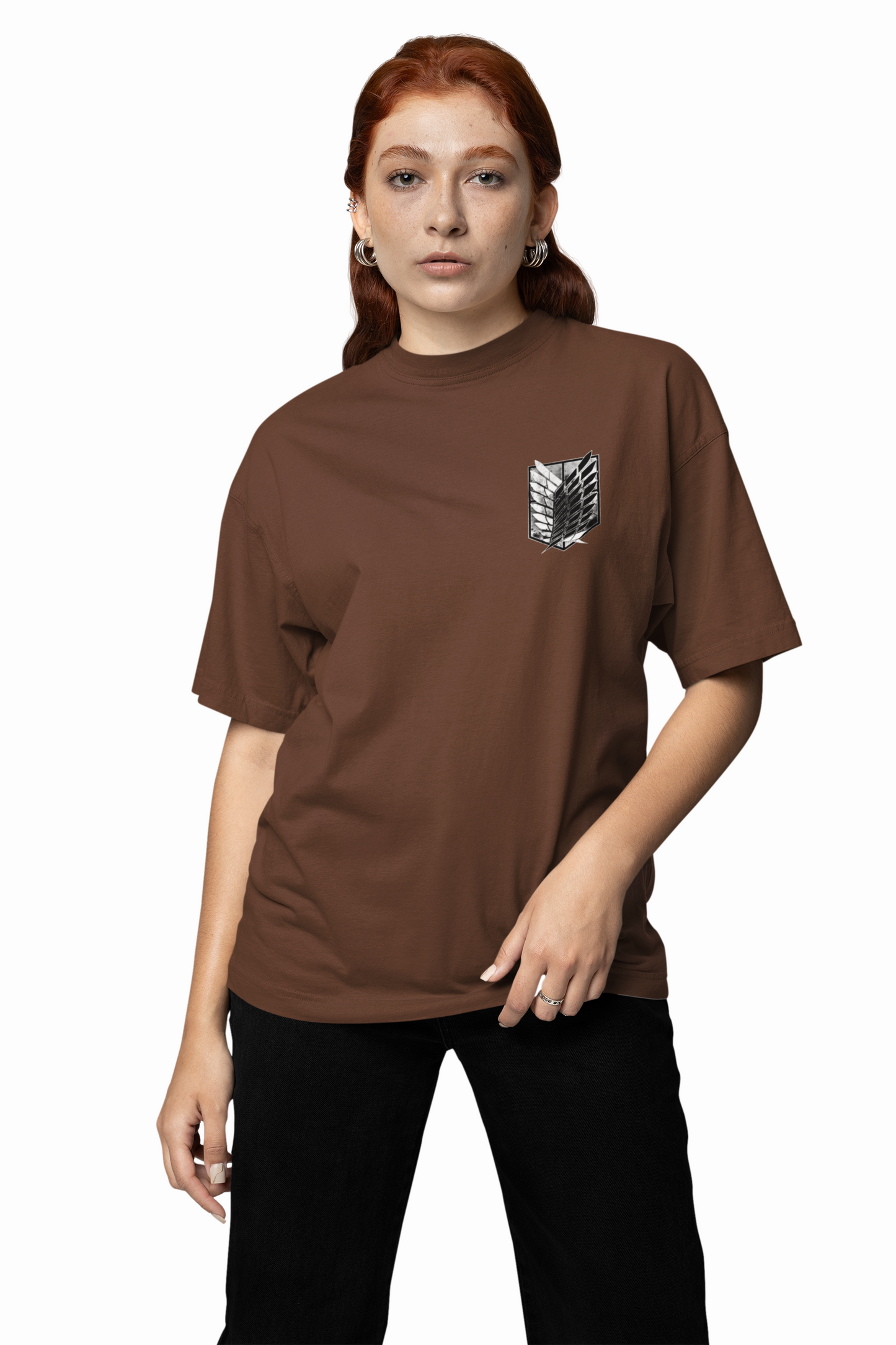 Manga Series Characters Oversized T-Shirt