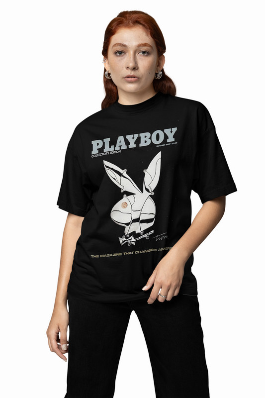 Playboy Oversized T-Shirt – Trendy Casual Streetwear Tee