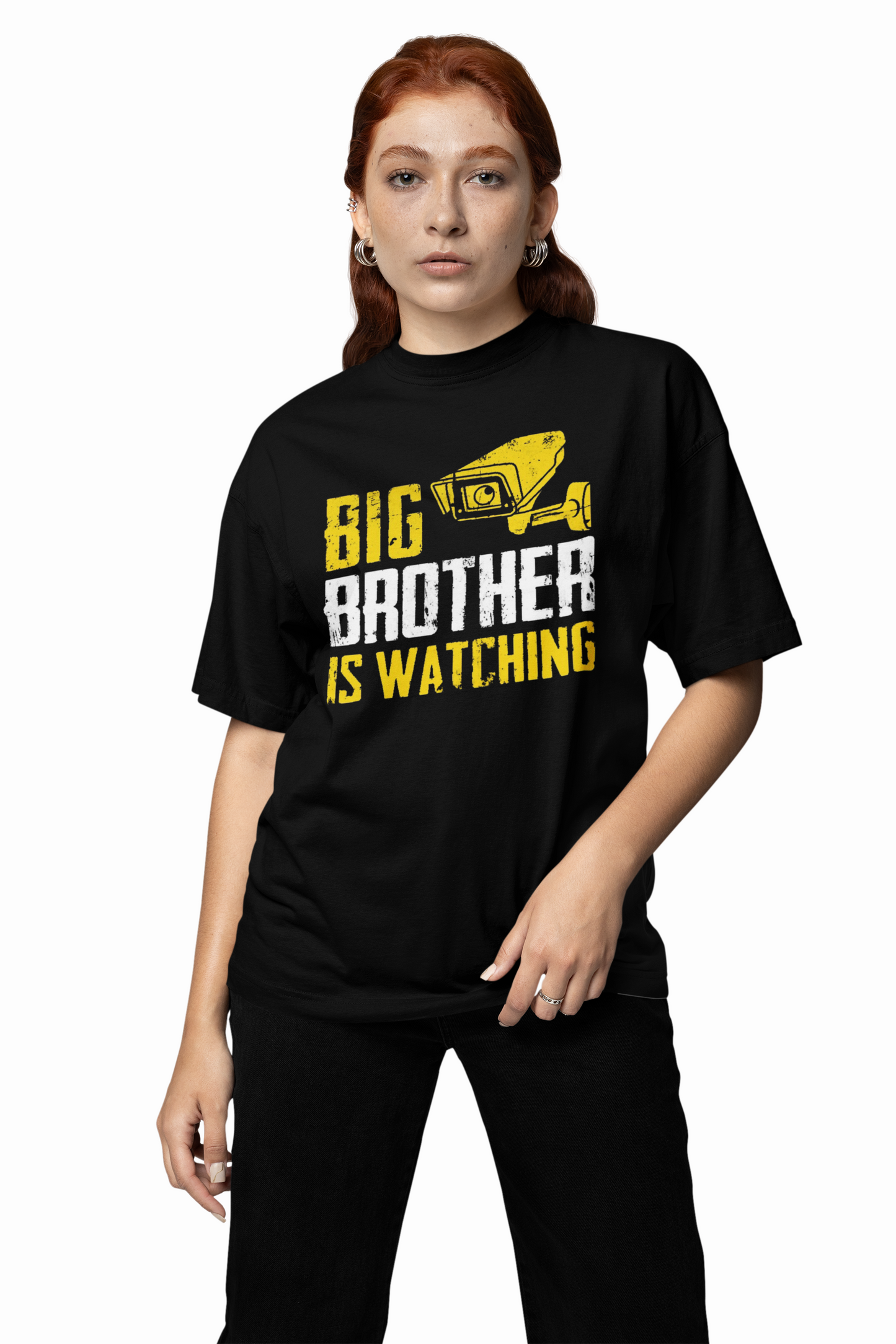 Brother Watching Oversized T-Shirts – Fun Family Wear