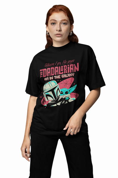 The Dadalorian Oversized T-Shirts Funny Star Wars Streetwear