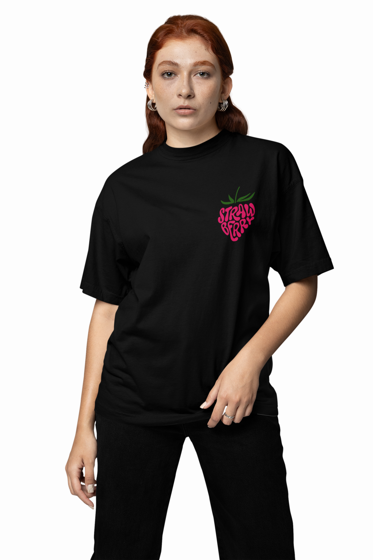 Strawberry Oversized T-Shirts for Cute Casual Summer Styles