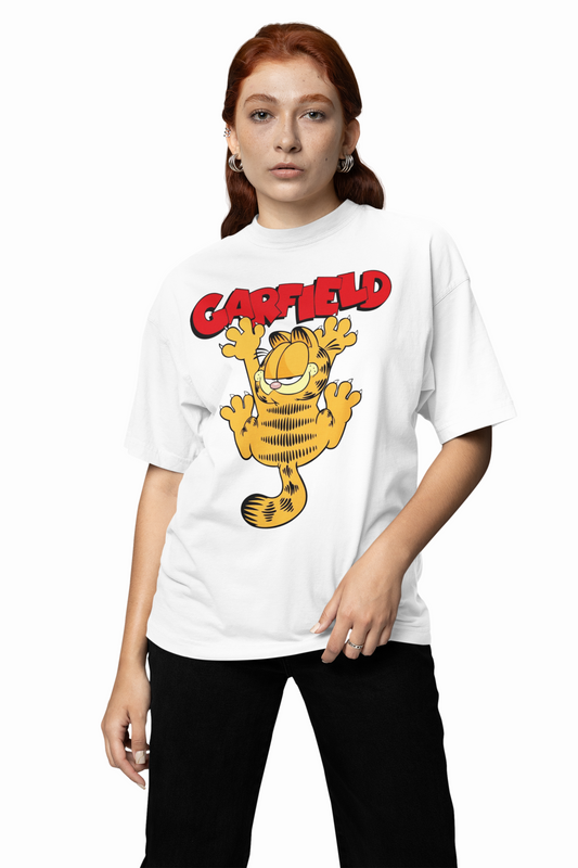 Cartoon Garfield Oversized T-Shirts