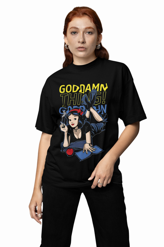Goddamn Oversized T-Shirt Bold Streetwear Graphic Style Tee