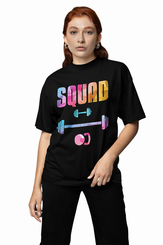 Squad Oversized T-Shirts – Bold Graphic Streetwear Style