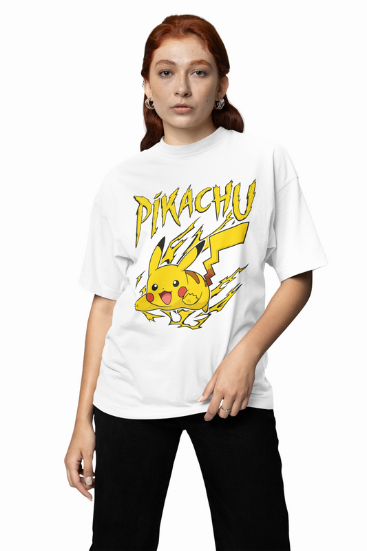 Pikachu Oversized T-Shirt – Fun and Stylish Streetwear Tee