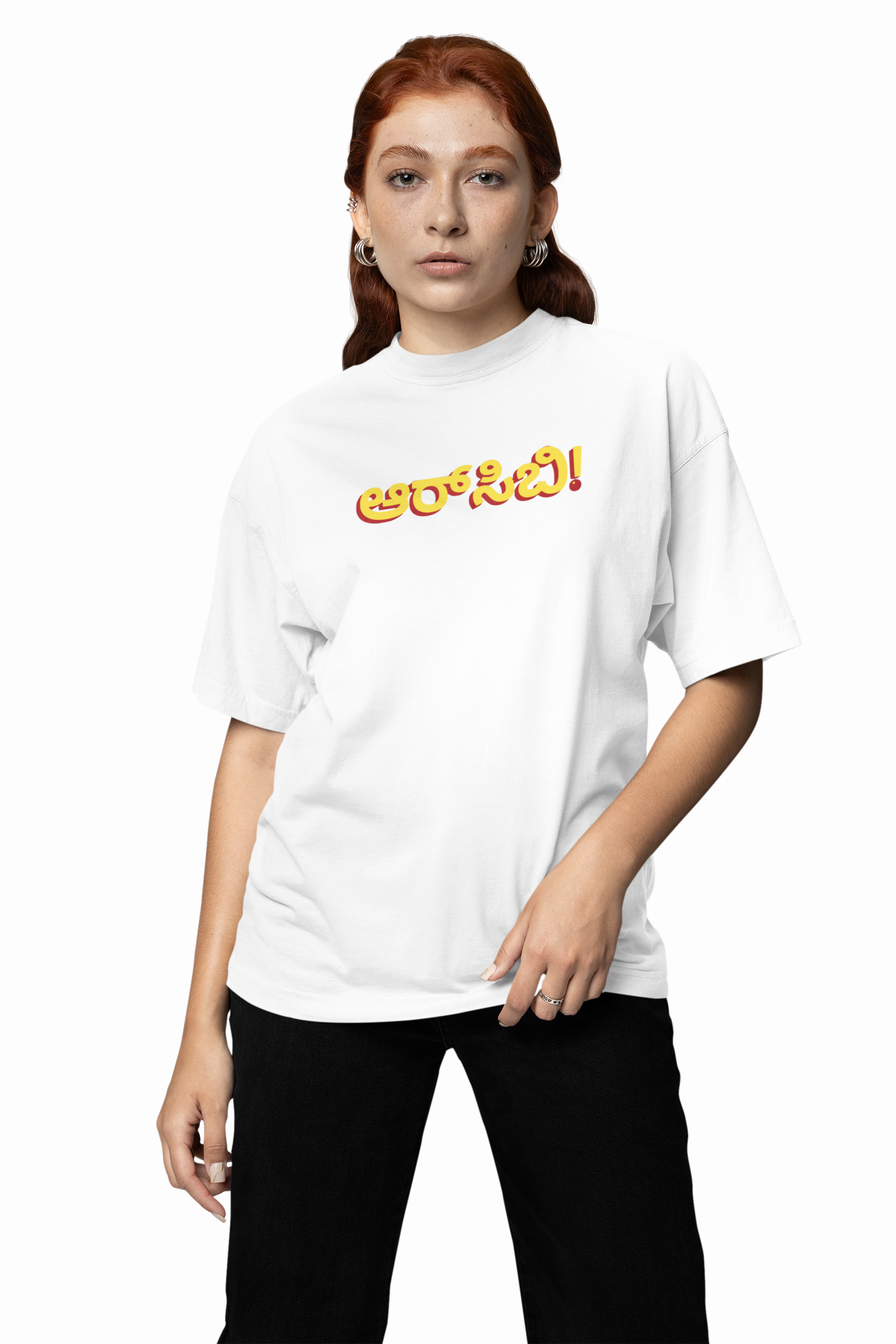 RCB Kannada Roar Oversized T-Shirt