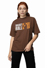 Basketball Grapahic Oversized T-Shirt