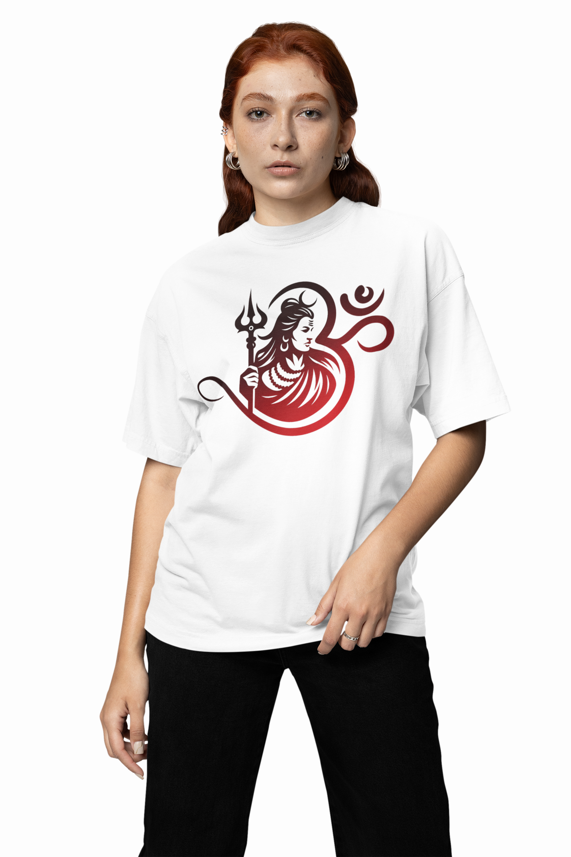 Om Namah Shivay Oversized T-Shirts