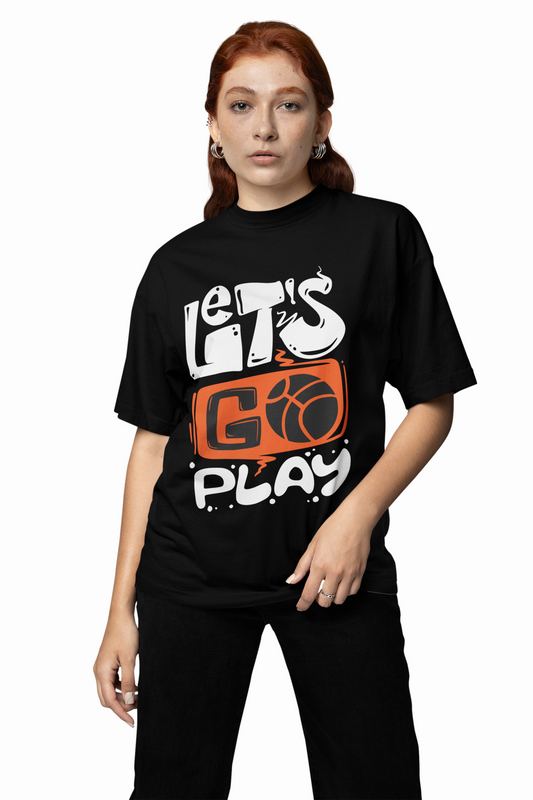 Let's Go Play Oversized T-Shirt