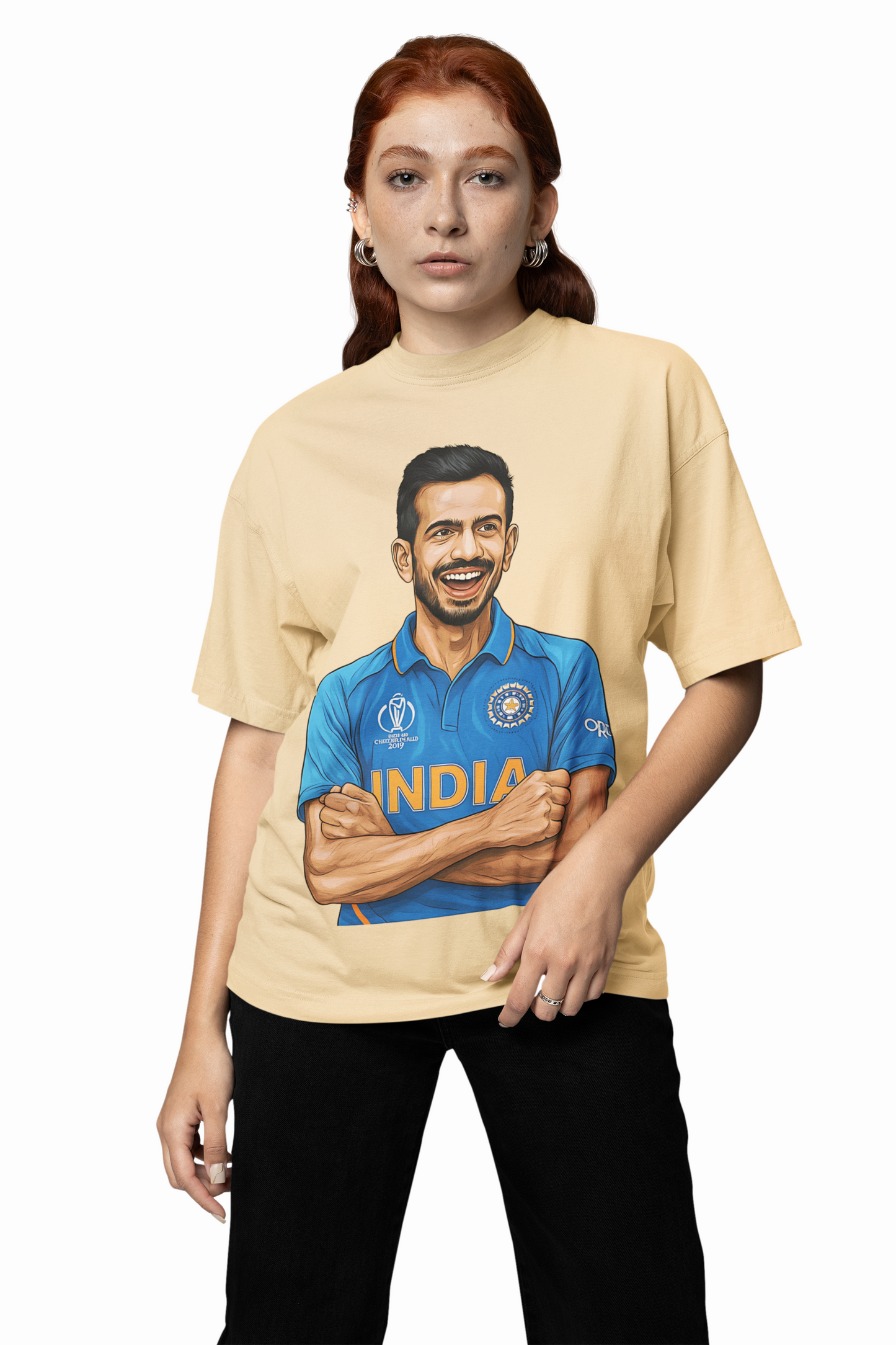 Chahal Spin Master Oversized T-Shirt Cricket King Style Tee