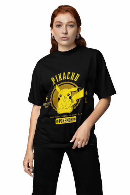 Electric Type Oversized T-Shirts Bold & Trendy Graphic Tee