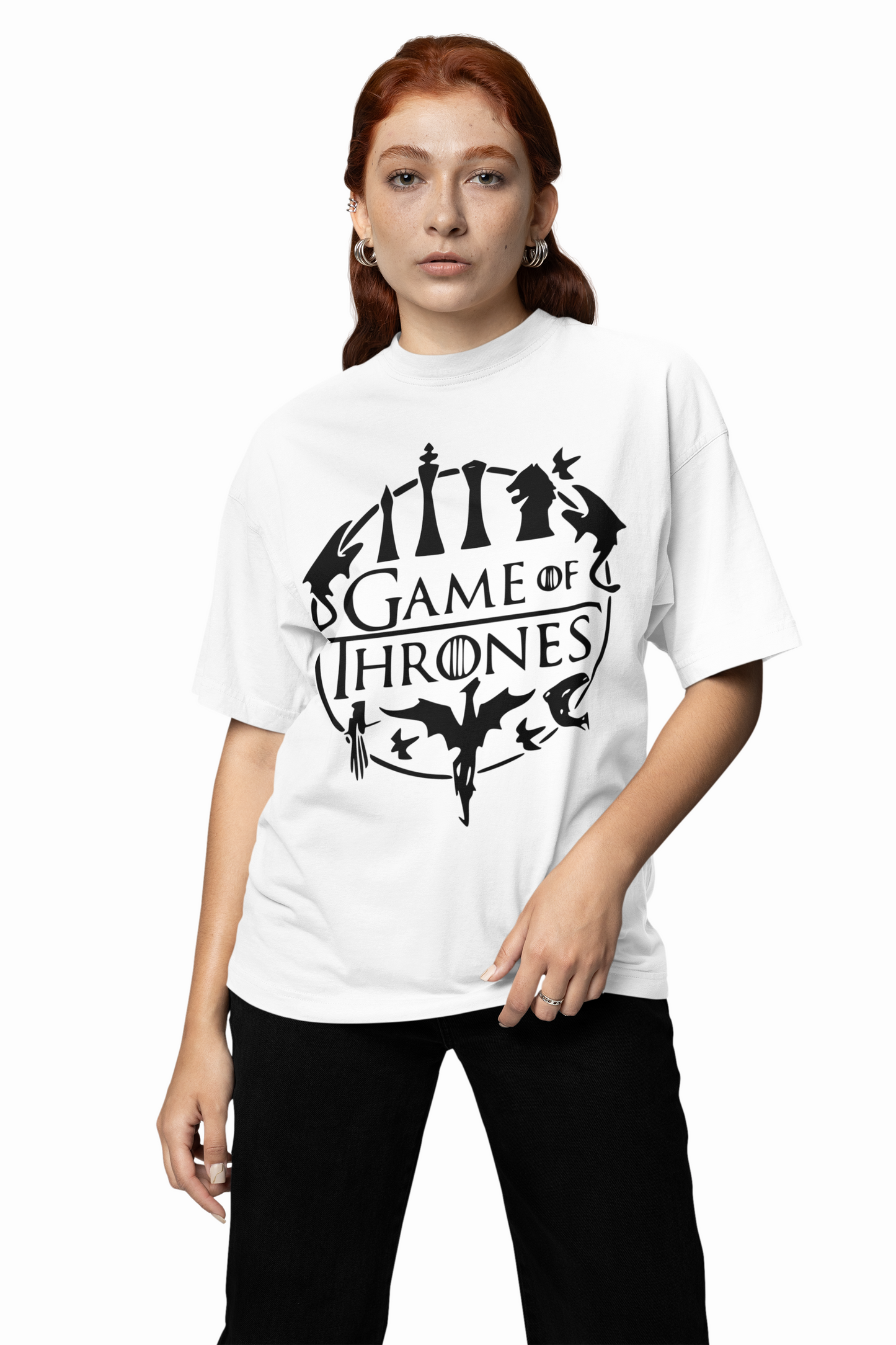 Game of Thrones Graphic oversized T-Shirts