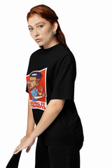 Kung Fu Pandya Portrait Oversized T-Shirts