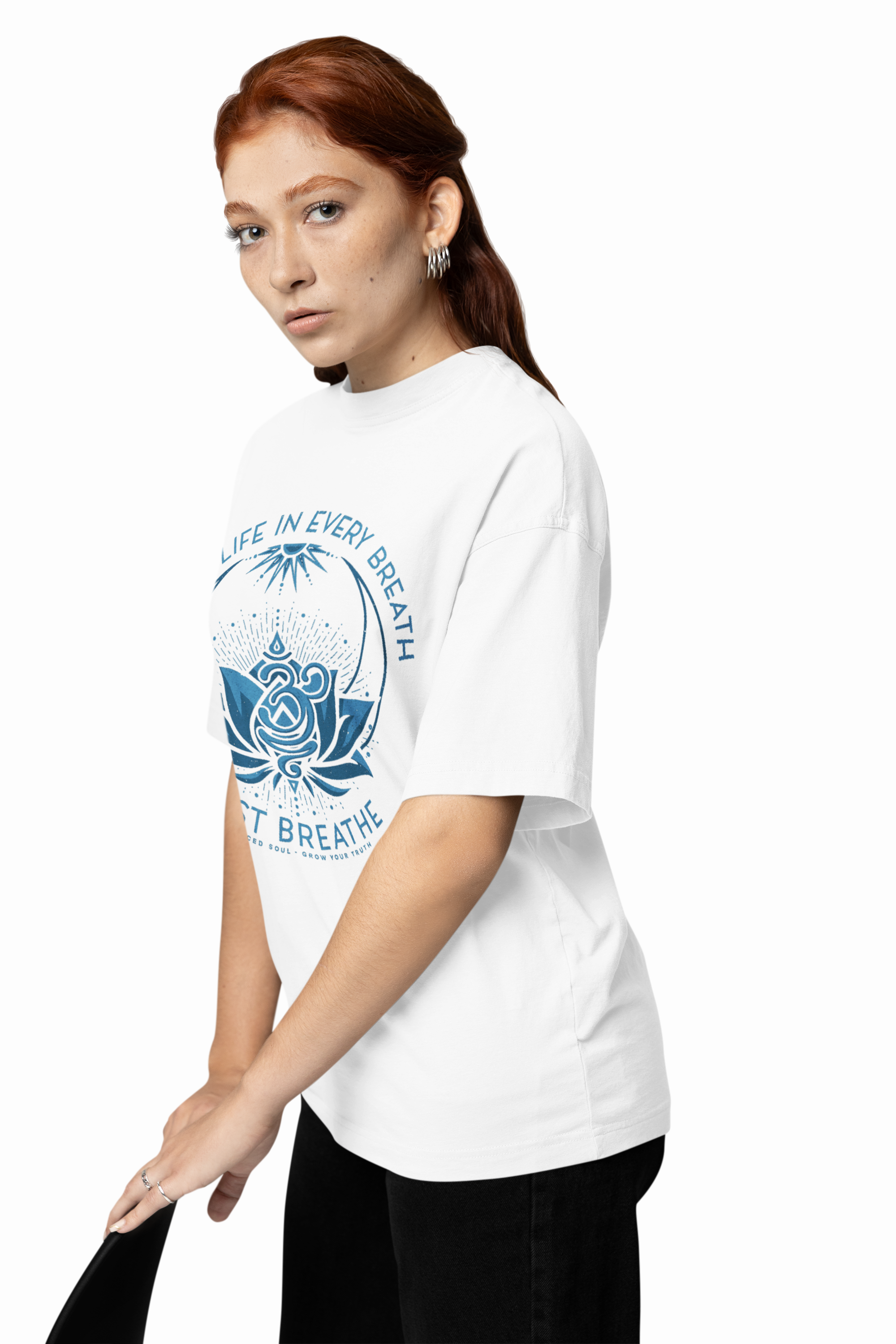 Yoga Just Breath Oversized T-Shirt