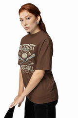 Baseball Detroit Oversized T-Shirt