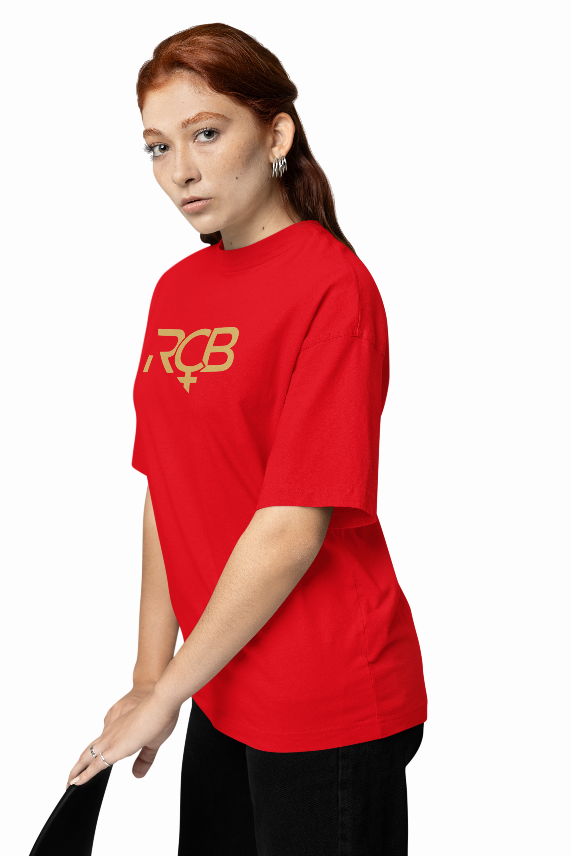 RCB Logo Oversized T-Shirt