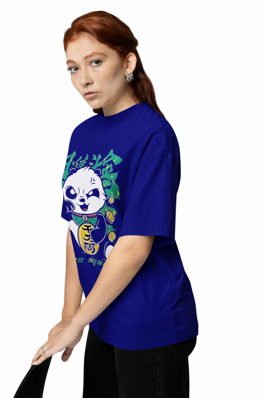 Cozy Panda Oversized T-Shirt Soft & Comfortable Streetwear