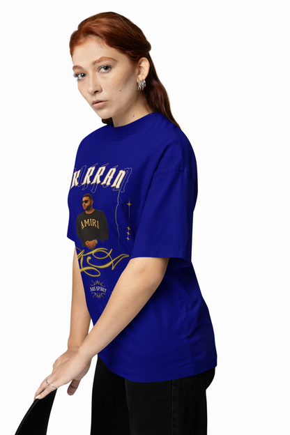 Aujla Lyric Flow Oversized T-Shirt Punjabi Rap Streetwear