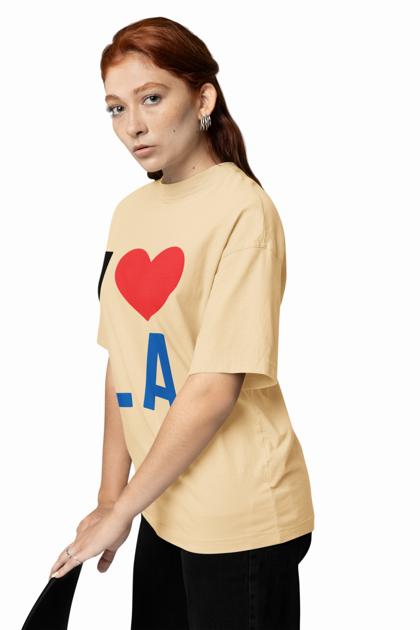 La Love Oversized T-Shirts Stylish Casual Graphic Wear Unisex