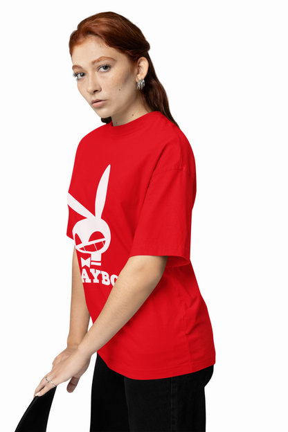 Playboy Retro Style Oversized T-Shirt – Relaxed Fit Streetwear