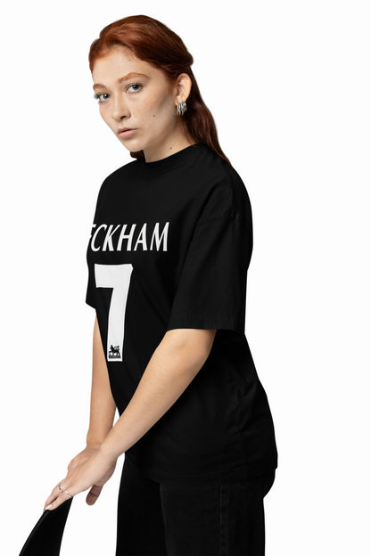David Beckham Oversized T-Shirts Iconic Football Streetwear
