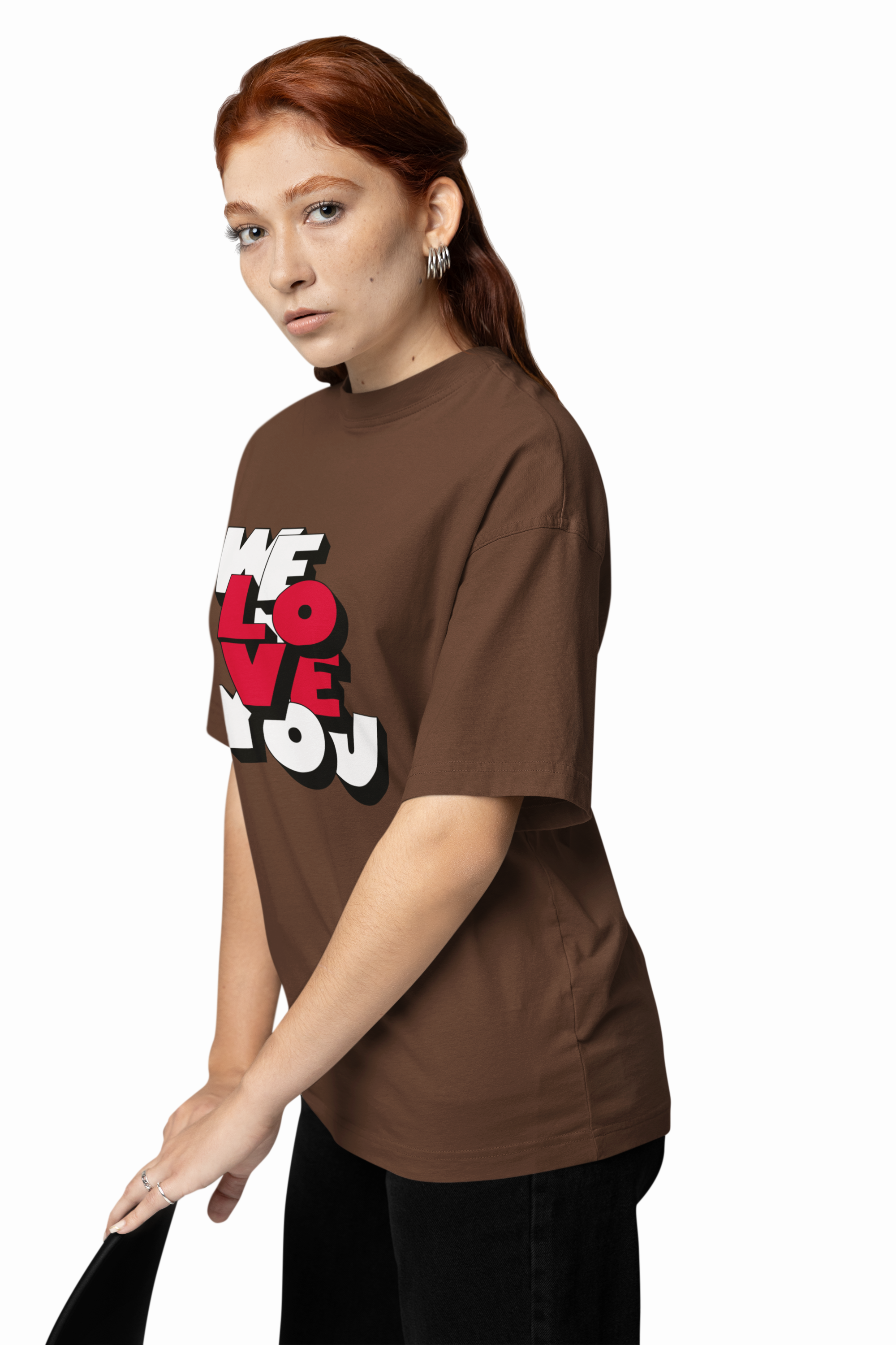 We Love You Oversized T-Shirts