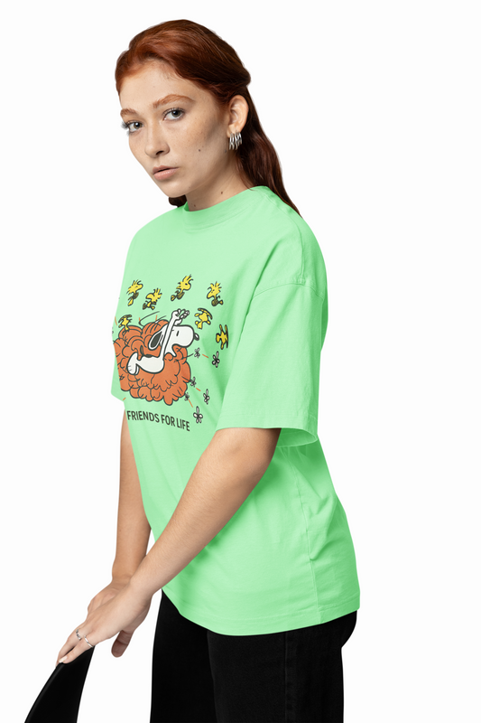 Friends For Life Oversized T-Shirt