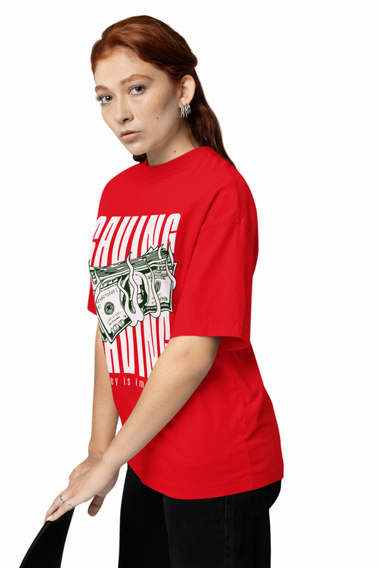 Money Is Important Oversized T-Shirt – Bold & Comfortable