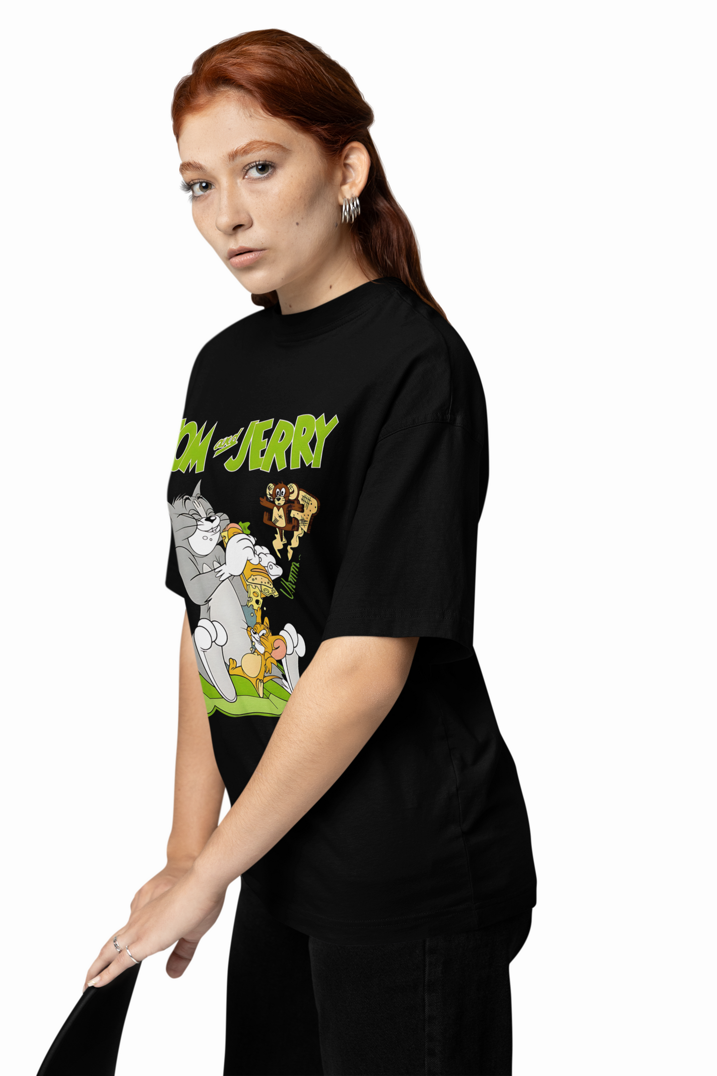 Tom Jerry Cartoon Oversized T-Shirt Premium Streetwear Style