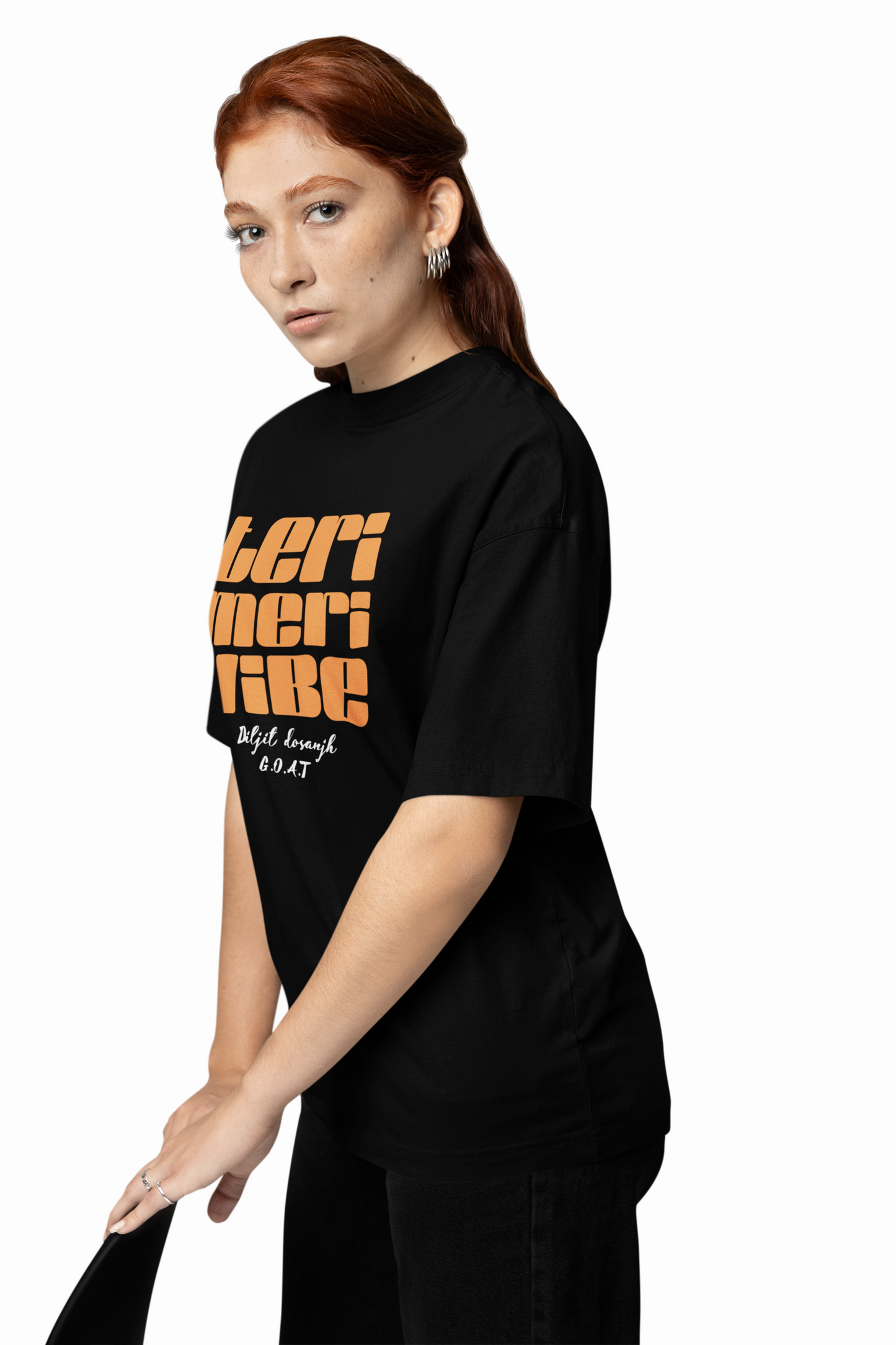 Teri Meri Vibe Oversized T-Shirt Desi Streetwear Style Tees