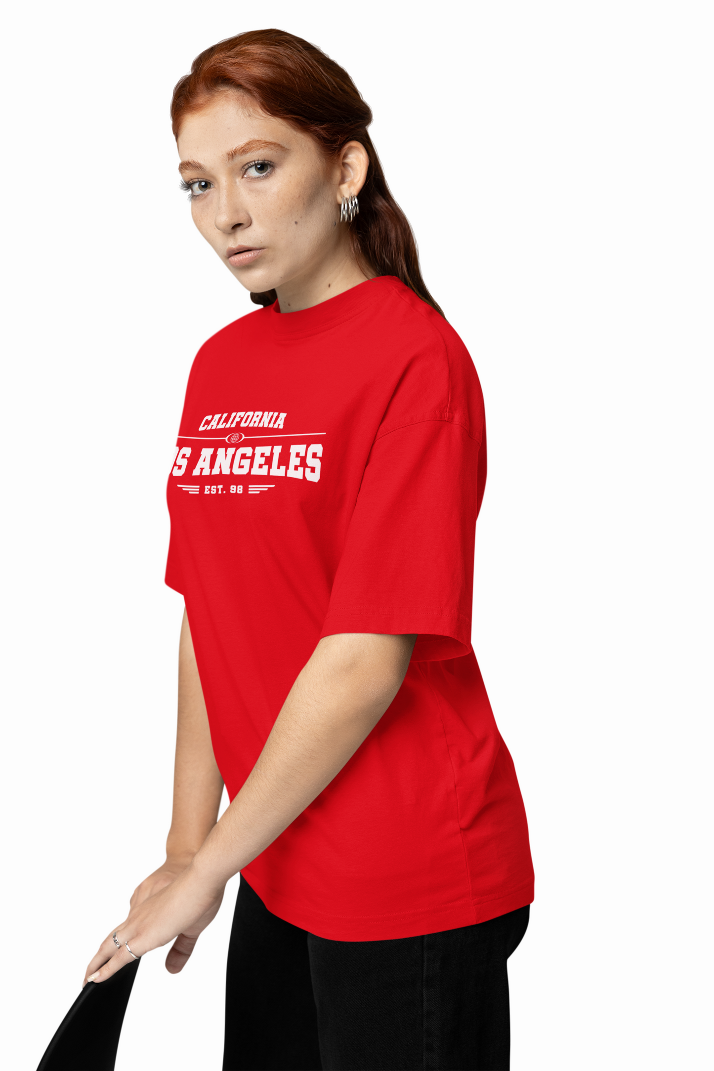 California 98 Oversized T-Shirt Bold Graphic Streetwear