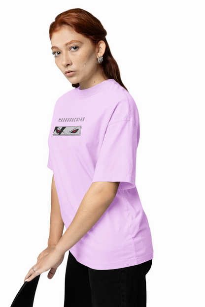 Oversized T-Shirt Red Eye Reckoning Bold Casual Wear Style