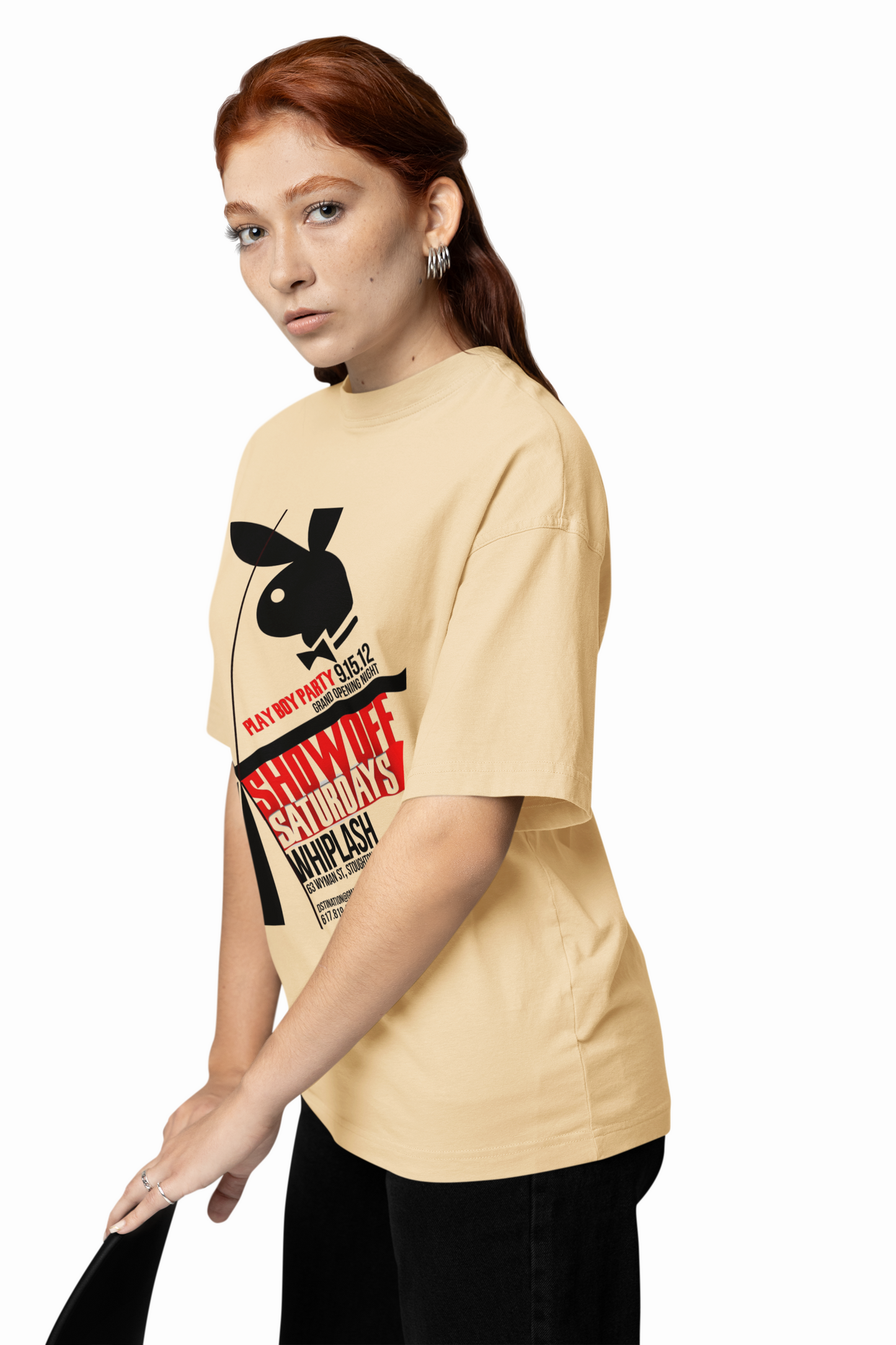 Playboy Party Oversized T-Shirt – Bold Streetwear Graphic