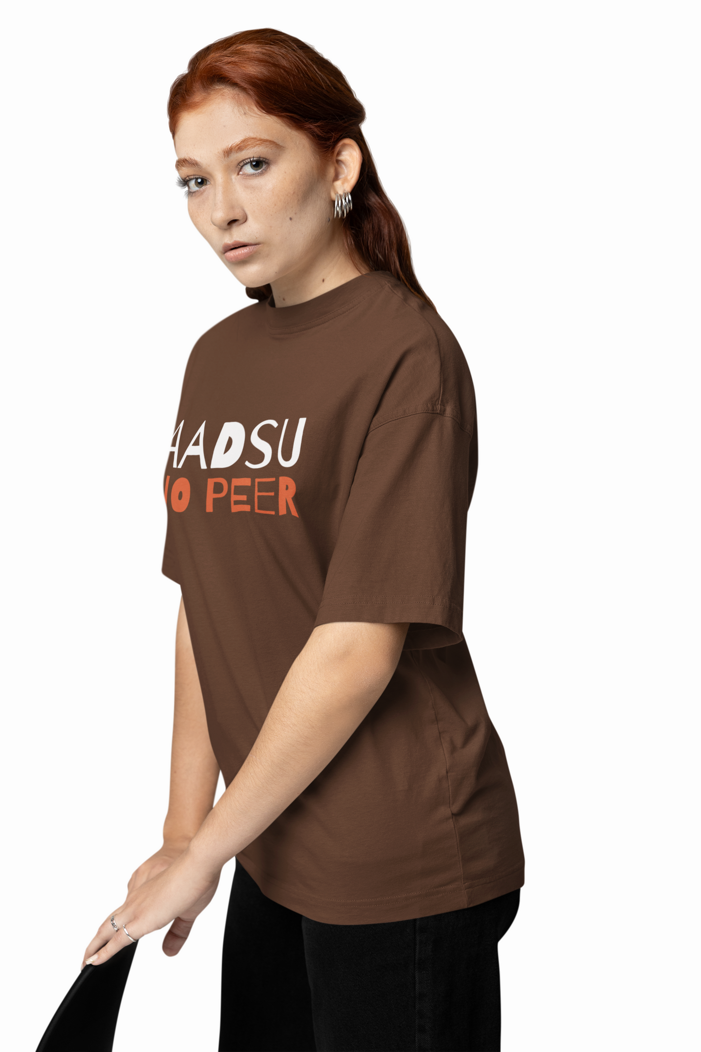Aadsu No Peer Gujarati Oversized T-Shirt Trendy Style