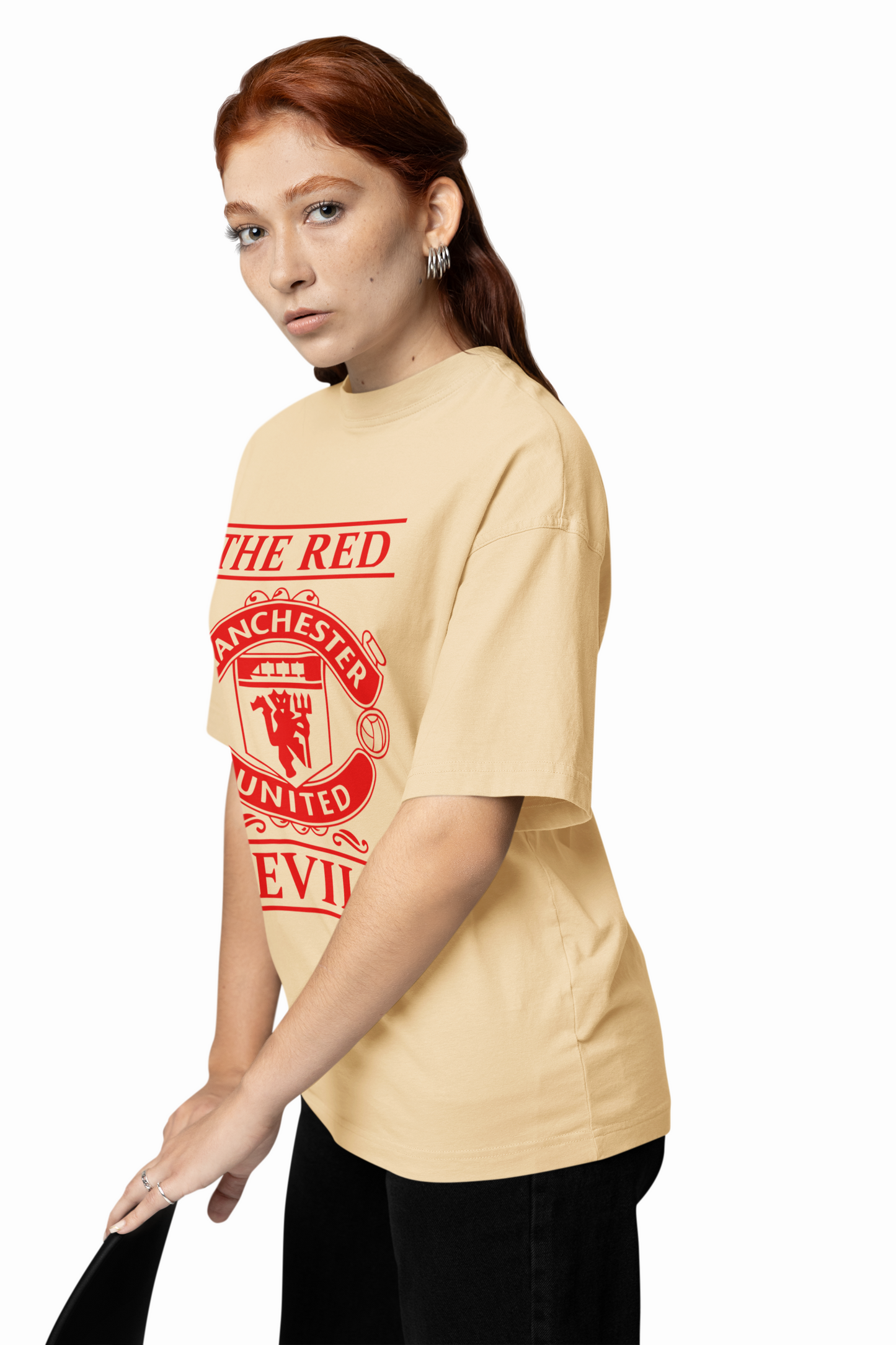 The Red Devils Oversized Manchester Streetwear T-Shirt