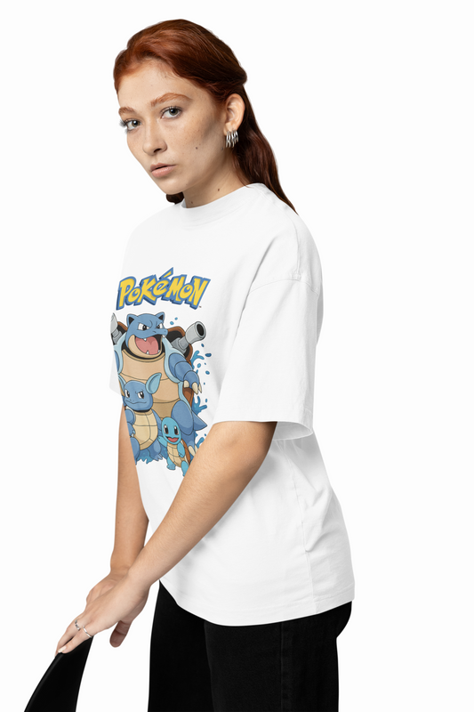 Squirtle Oversized T-Shirts – Cool Pokémon Streetwear Style