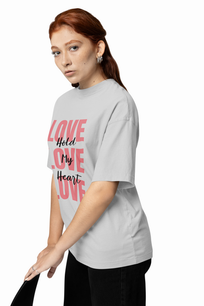 Oversized T-Shirts Love Couple Cute Partner Style Wear