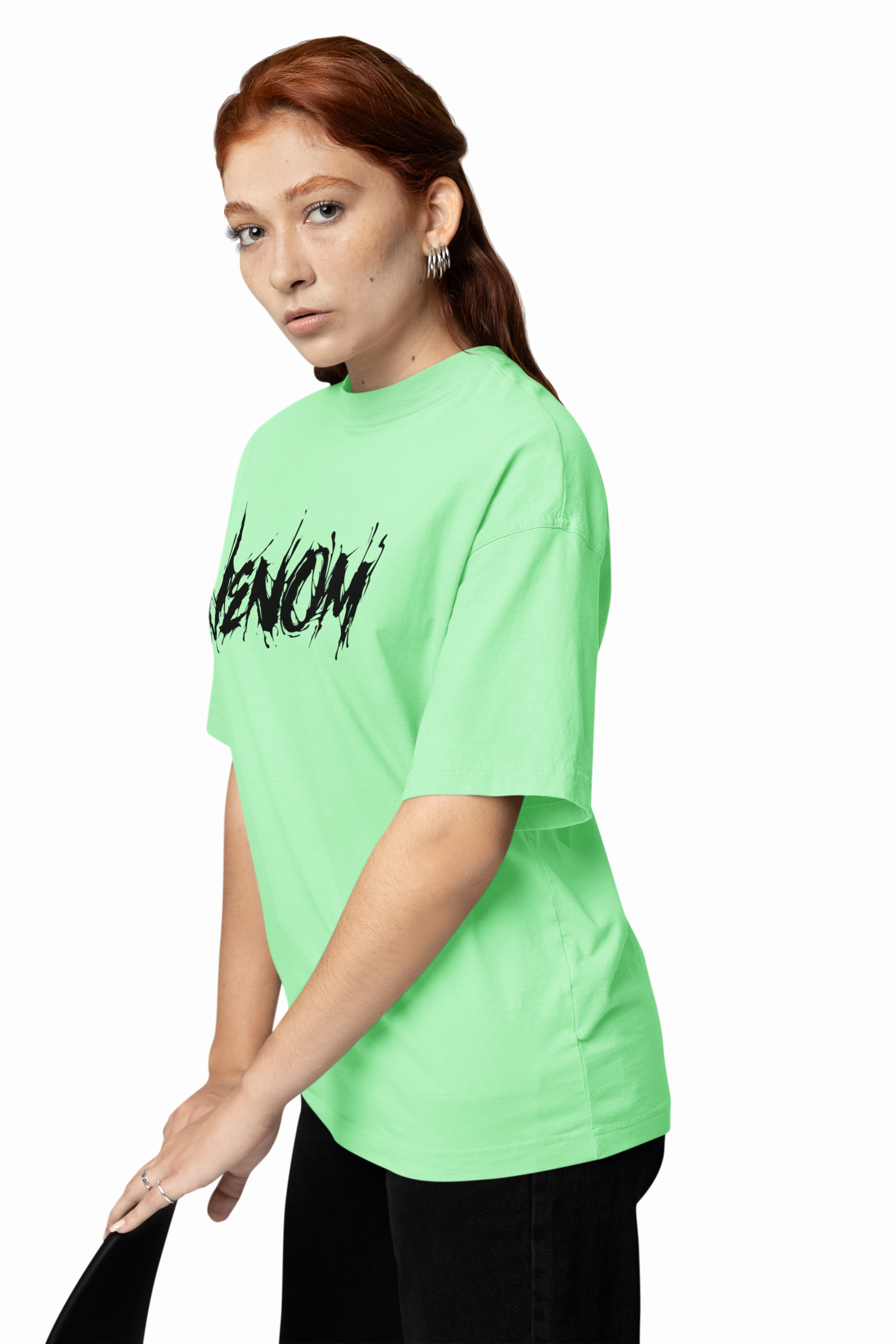 Bleed Black Oversized T-Shirt