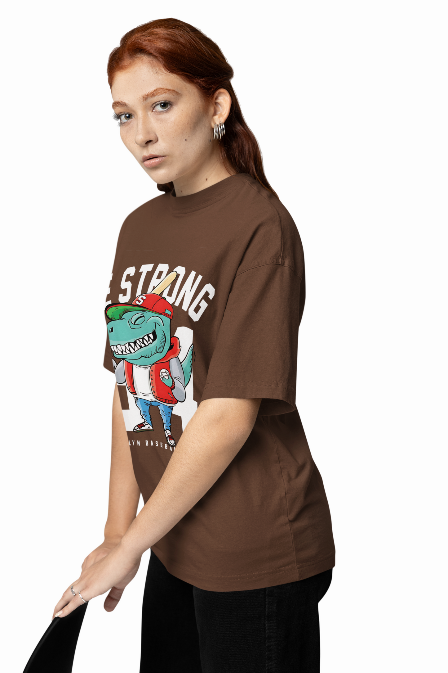 Baseball Be Strong Oversized T-Shirt