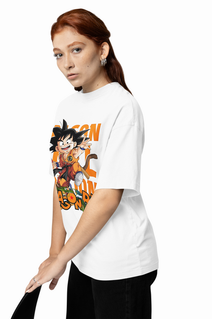 Son Goku Anime Oversized T-Shirt Dragon Ball Streetwear Tee