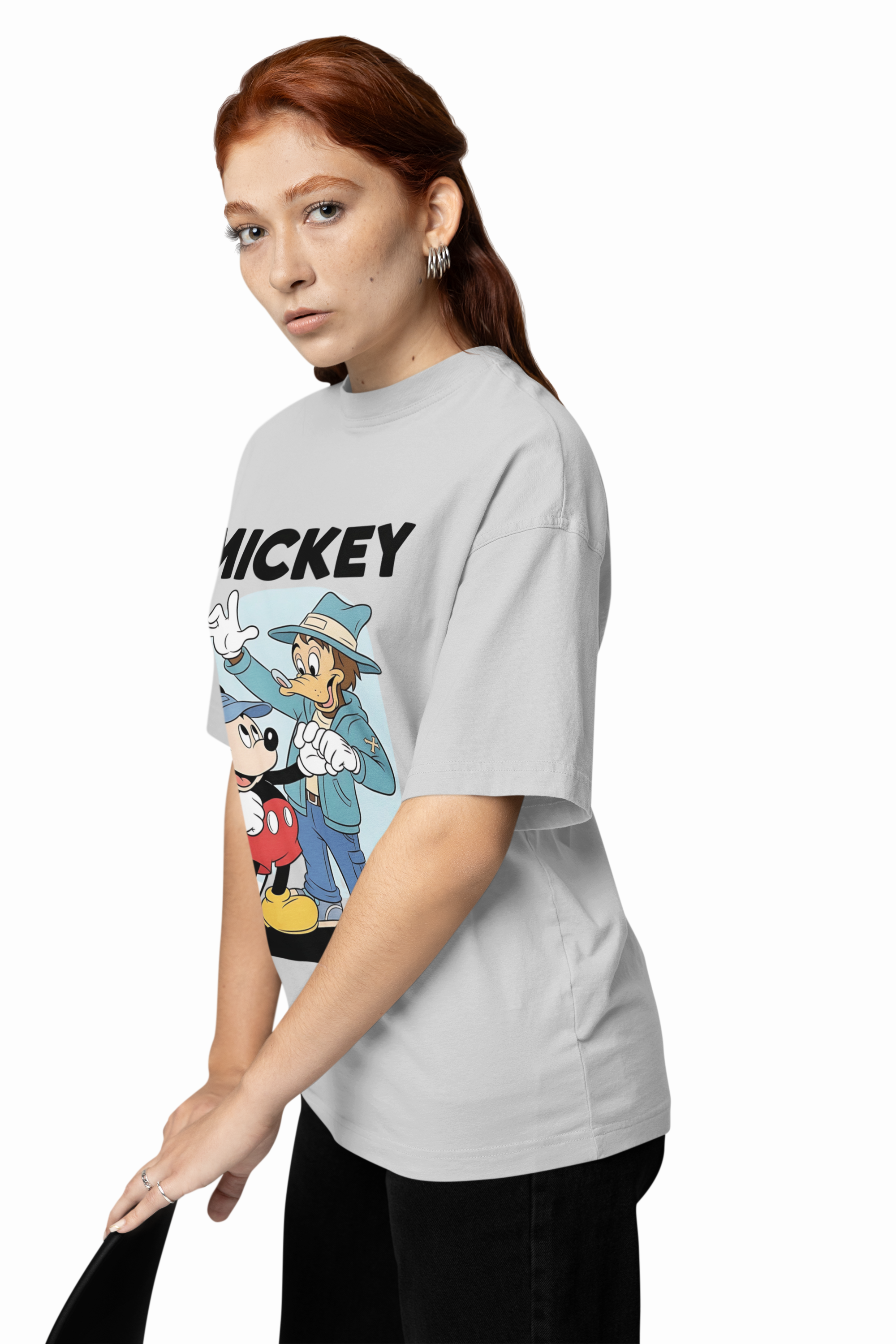 Mickey And Goofy Oversized T-Shirts