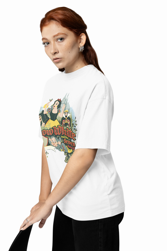 Snow White Oversized T-Shirt for Magical Casual Style Looks