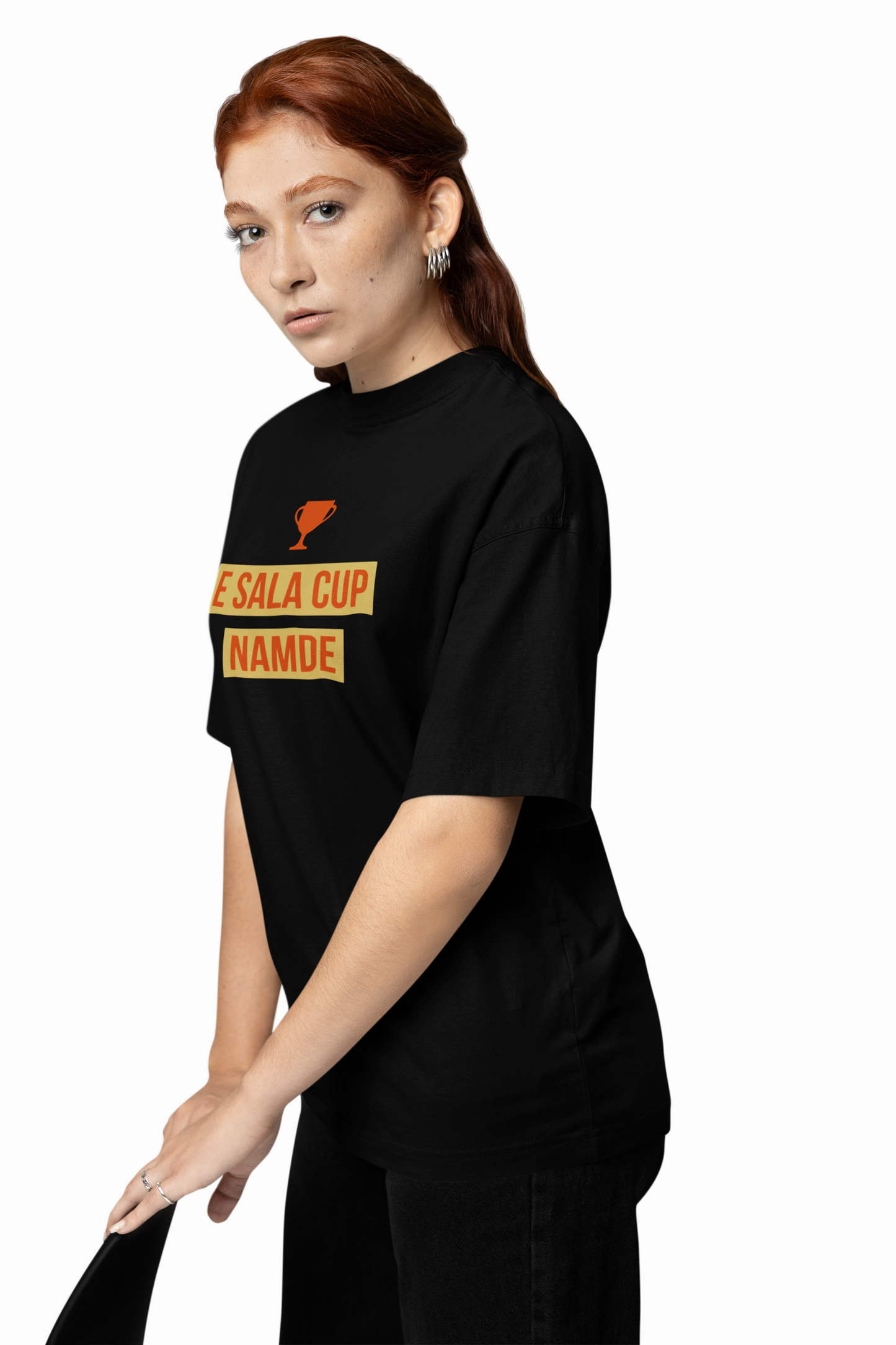 E Sala Cup Namde Oversized T-Shirt Trendy Fan Casual Wear