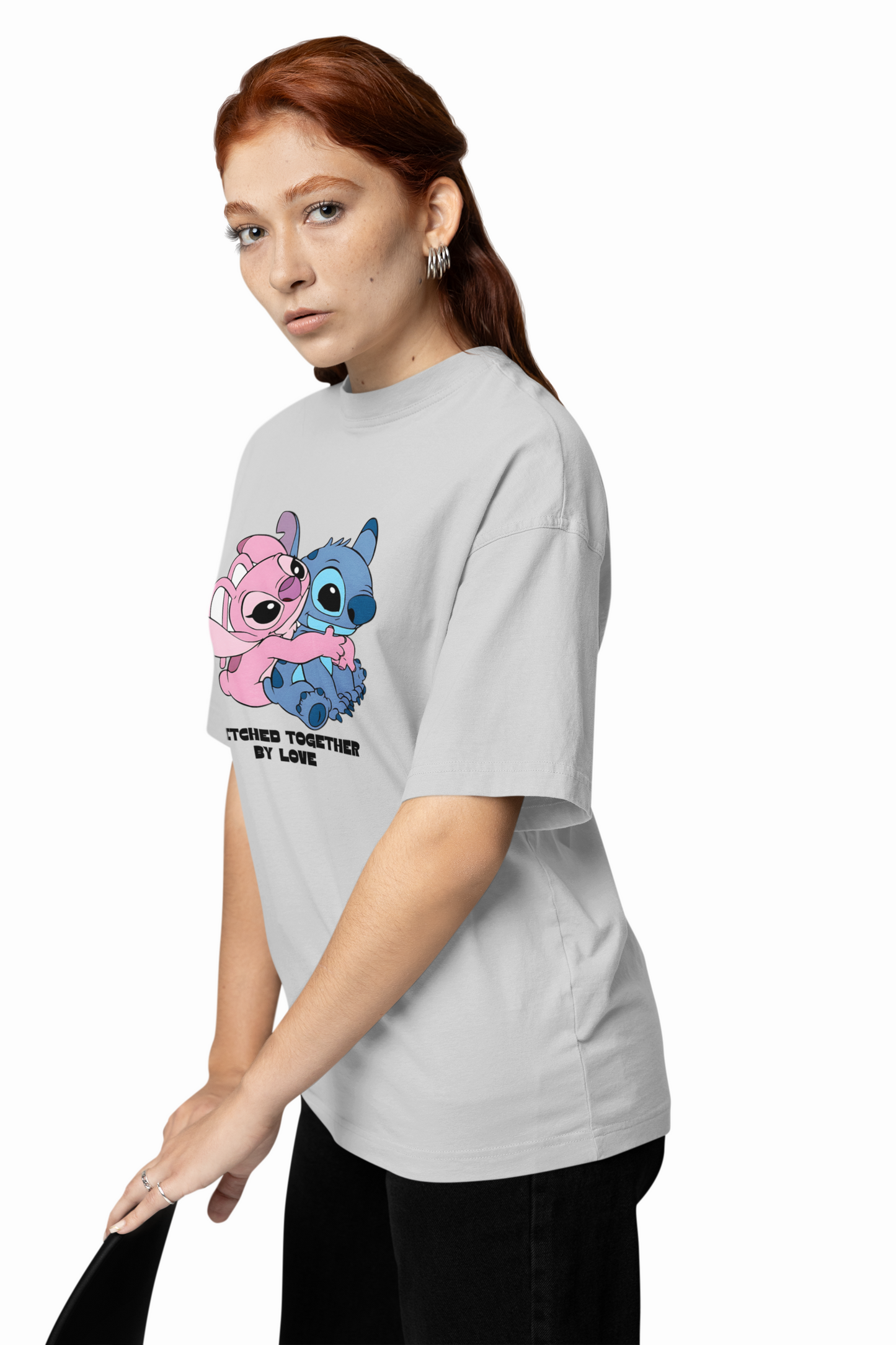 Together By Love Oversized T-Shirts for Romantic Casual Style
